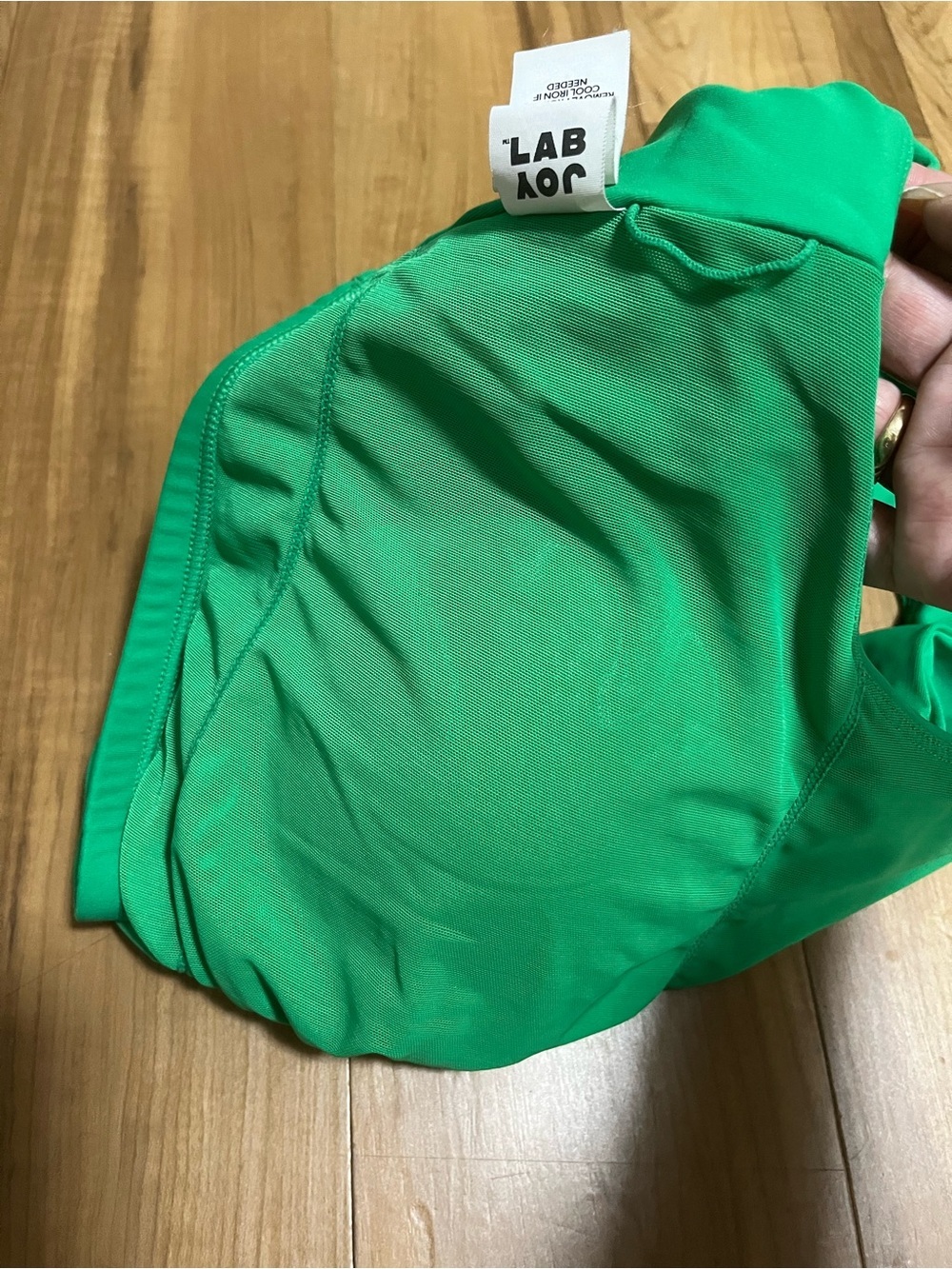 Joy Lab Green Ruched Racerback Sports Bra Medium - Picture 7 of 10
